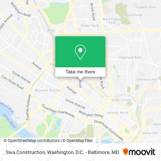 Swa Construction map