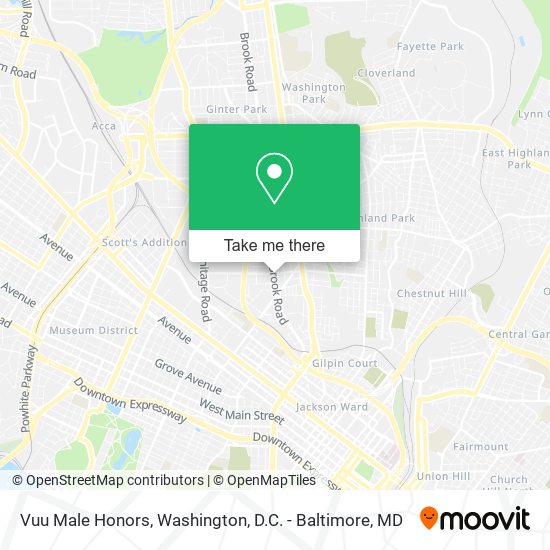 Mapa de Vuu Male Honors