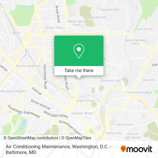 Air Conditioning Maintenance map