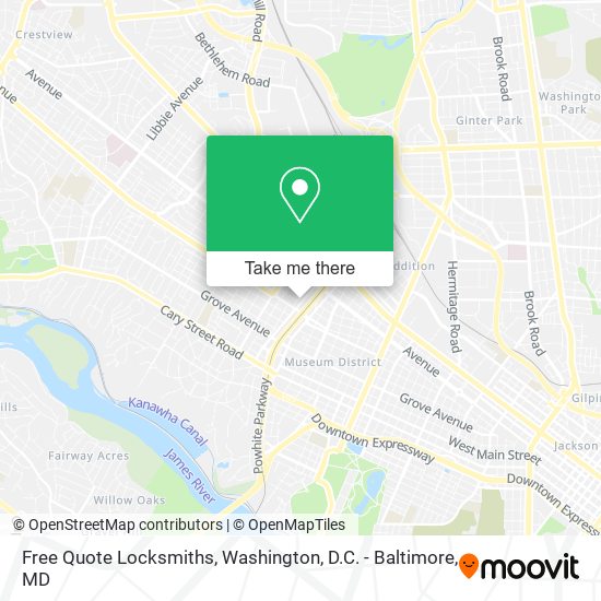 Free Quote Locksmiths map