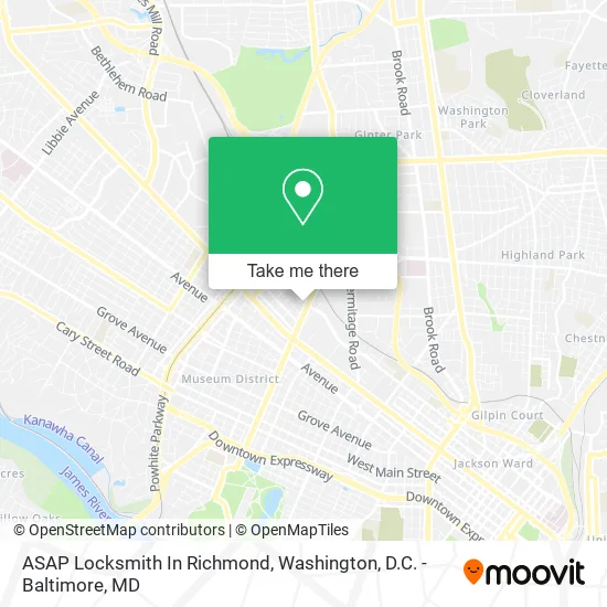 Mapa de ASAP Locksmith In Richmond