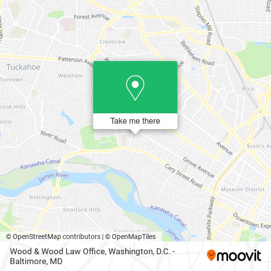 Wood & Wood Law Office map