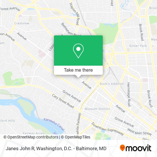 Janes John R map