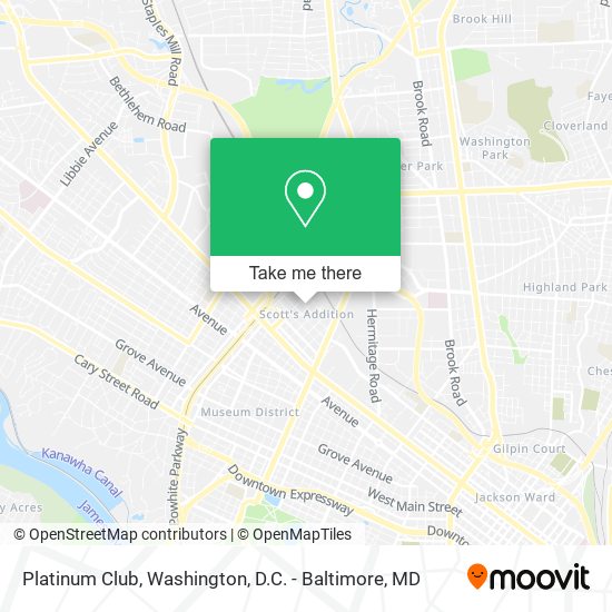Platinum Club map