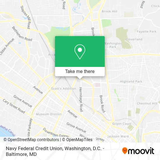Navy Federal Credit Union map