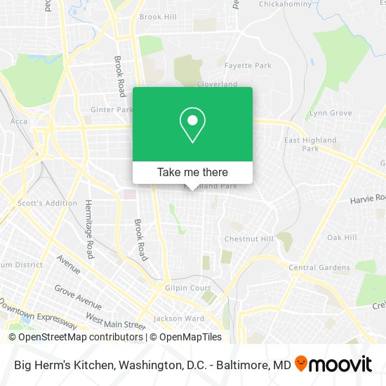 Big Herm's Kitchen map