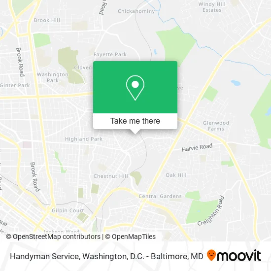 Handyman Service map