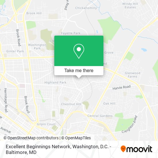 Excellent Beginnings Network map