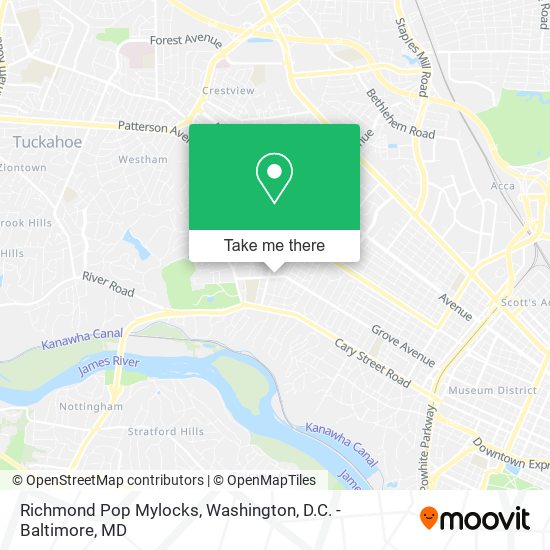 Richmond Pop Mylocks map