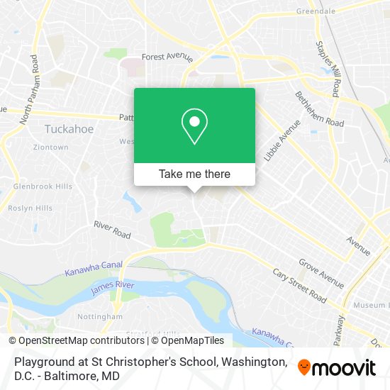 Playground at St Christopher's School map