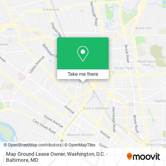 Map Ground Lease Owner map