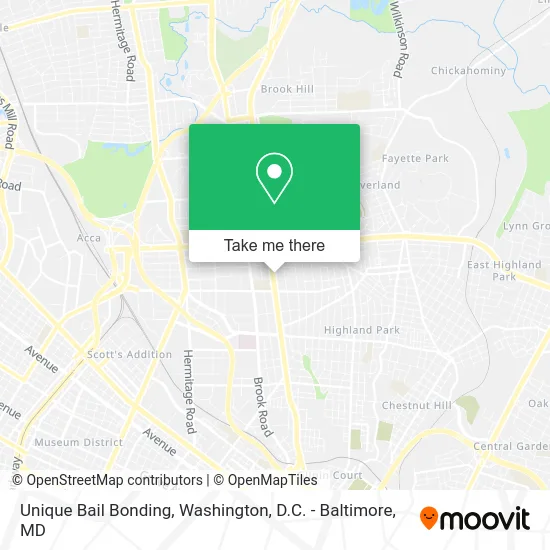 Unique Bail Bonding map