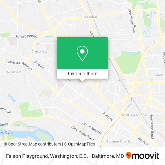 Faison Playground map