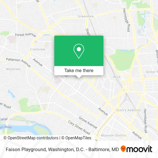 Faison Playground map