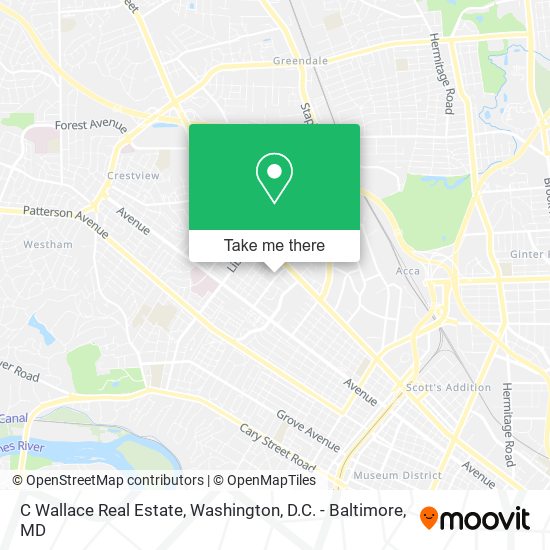 C Wallace Real Estate map