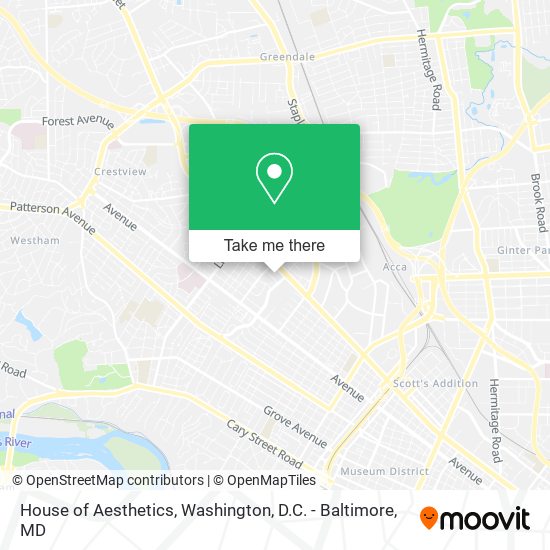 House of Aesthetics map