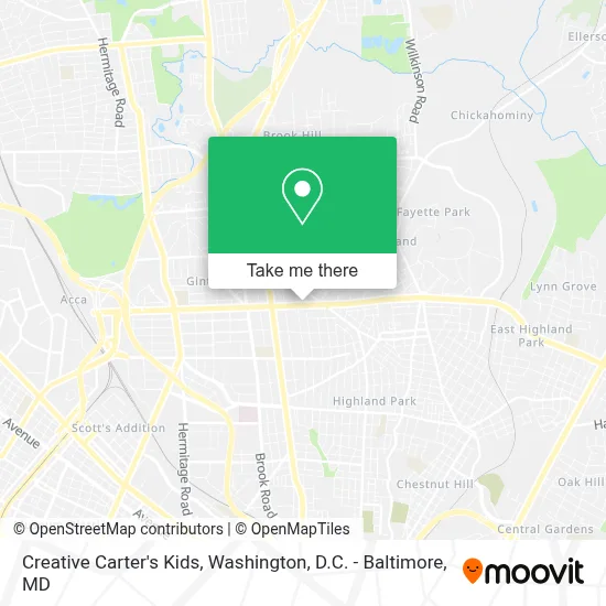 Creative Carter's Kids map