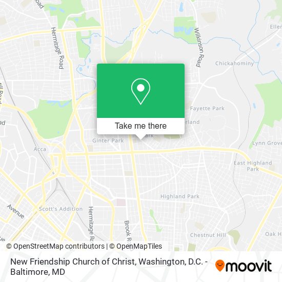 Mapa de New Friendship Church of Christ