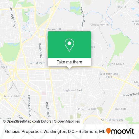 Mapa de Genesis Properties
