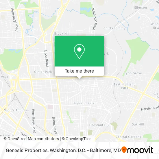 Mapa de Genesis Properties