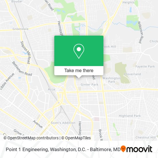 Mapa de Point 1 Engineering