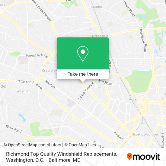 Richmond Top Quality Windshield Replacements map