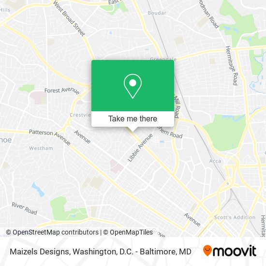 Maizels Designs map
