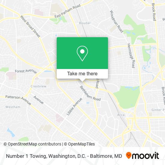 Mapa de Number 1 Towing