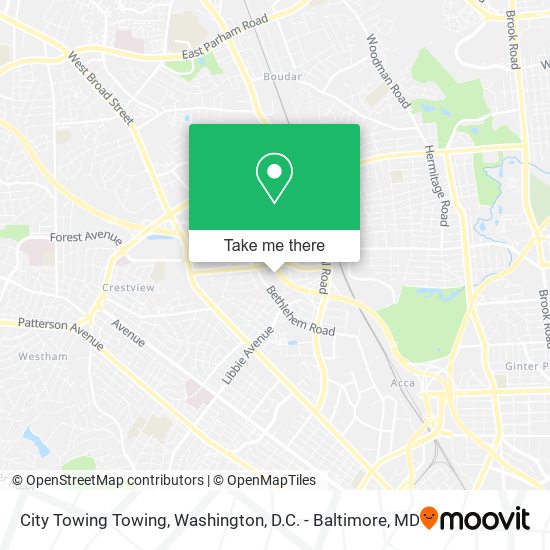 Mapa de City Towing Towing