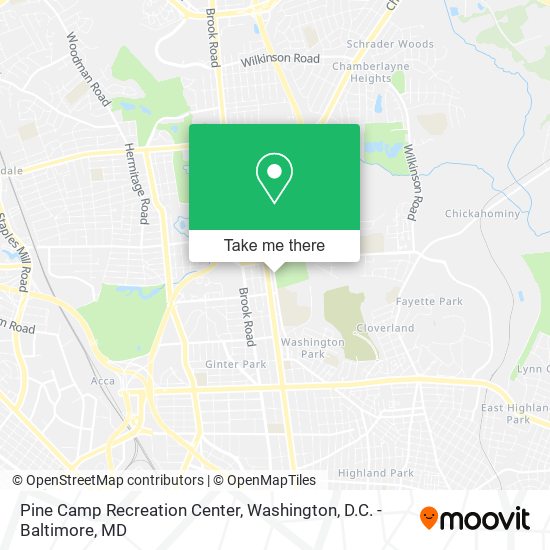 Pine Camp Recreation Center map