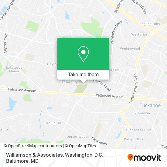 Williamson & Associates map