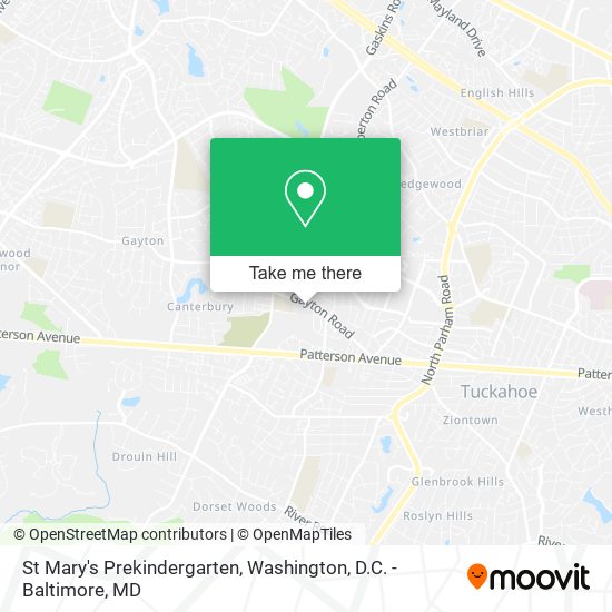 Mapa de St Mary's Prekindergarten