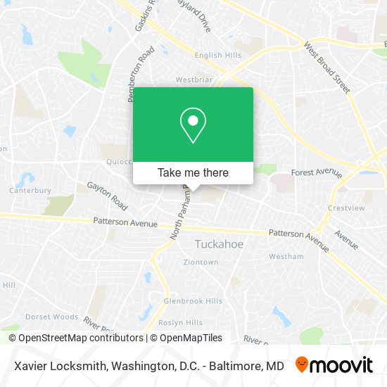 Mapa de Xavier Locksmith