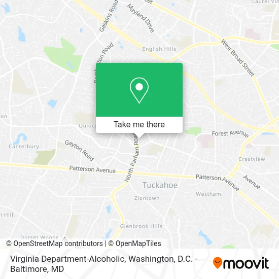 Virginia Department-Alcoholic map