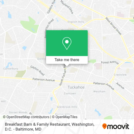 Breakfast Barn & Family Restaurant map