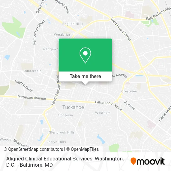 Aligned Clinical Educational Services map