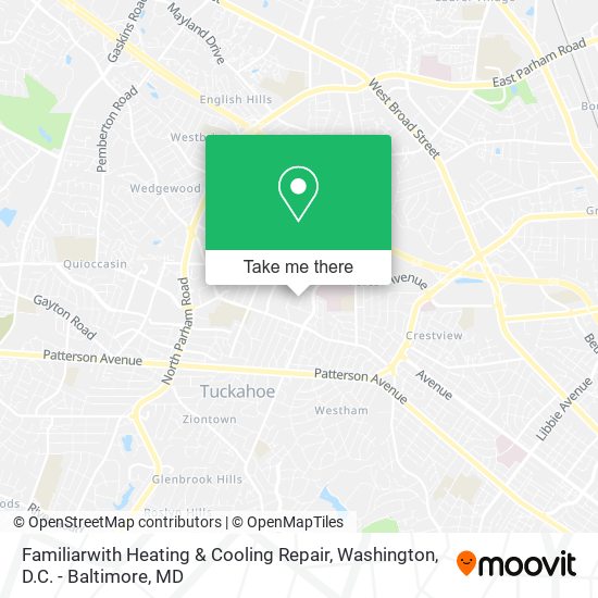 Familiarwith Heating & Cooling Repair map