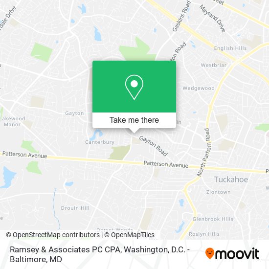 Ramsey & Associates PC CPA map