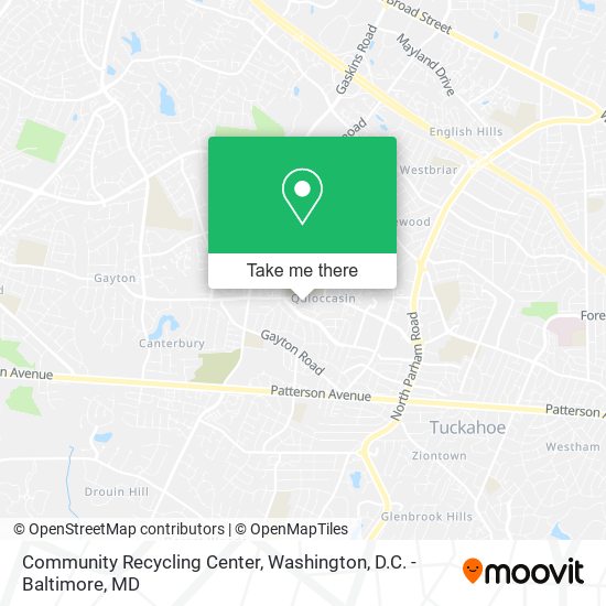 Mapa de Community Recycling Center