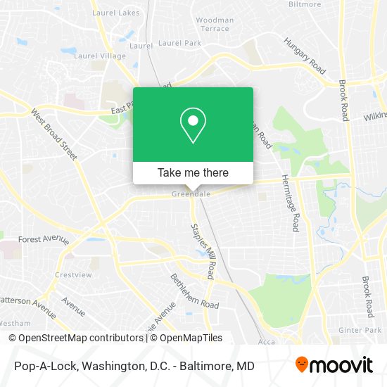 Pop-A-Lock map