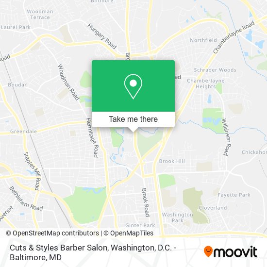 Cuts & Styles Barber Salon map