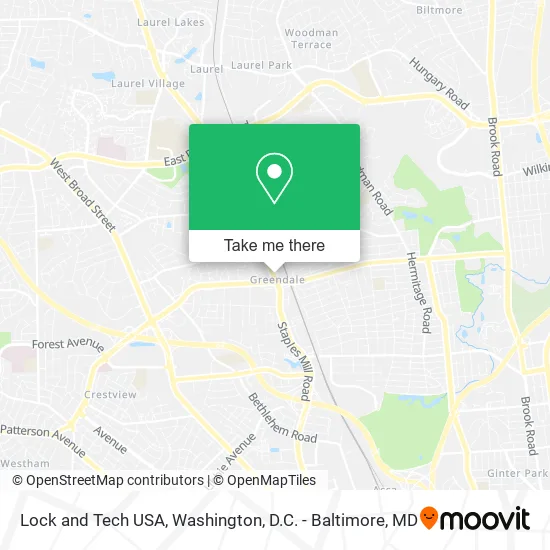 Lock and Tech USA map