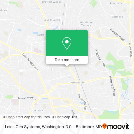 Mapa de Leica Geo Systems