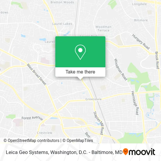 Leica Geo Systems map