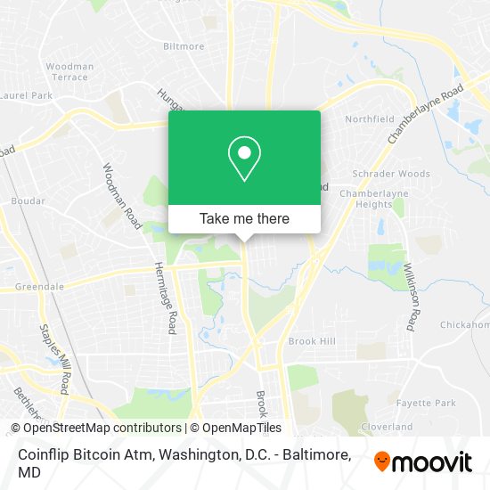 Mapa de Coinflip Bitcoin Atm