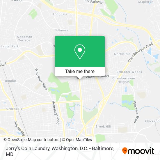Mapa de Jerry's Coin Laundry