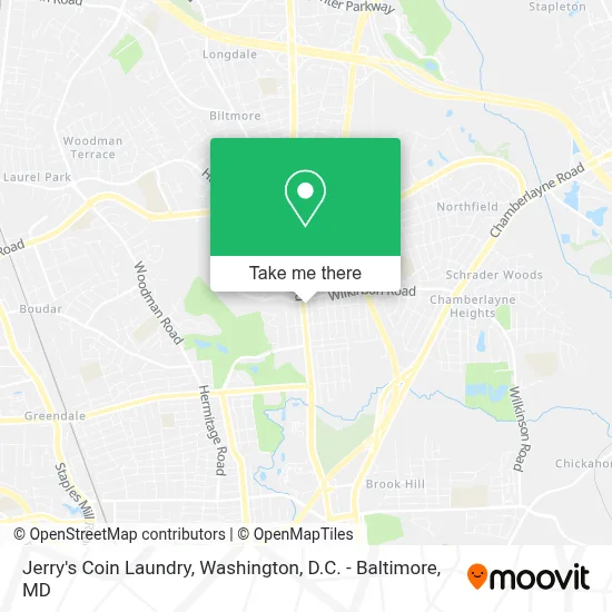 Jerry's Coin Laundry map