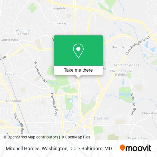Mapa de Mitchell Homes
