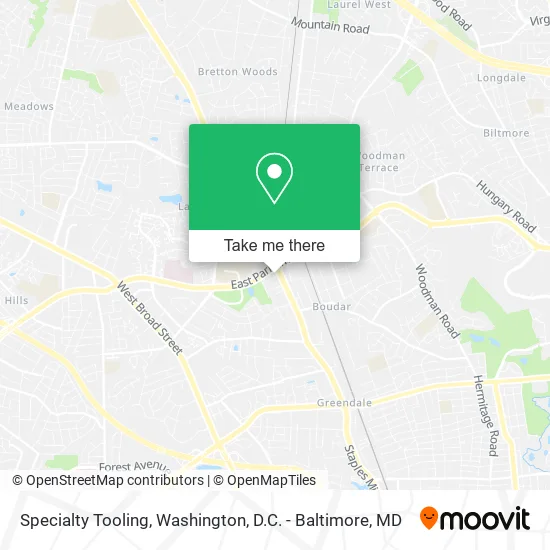 Mapa de Specialty Tooling