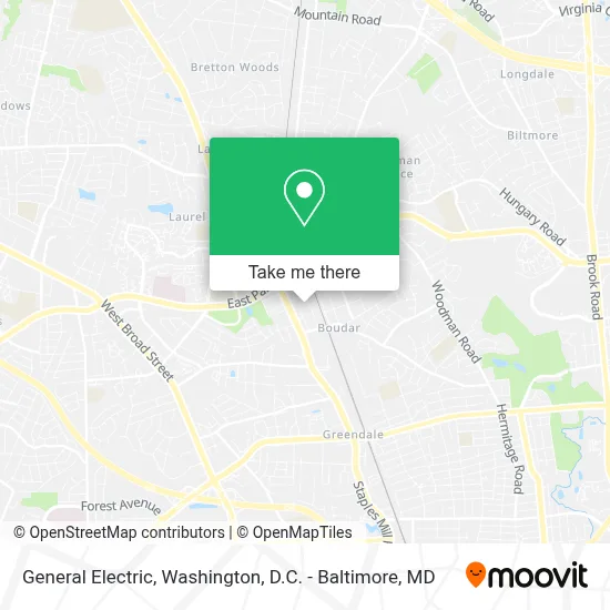 General Electric map